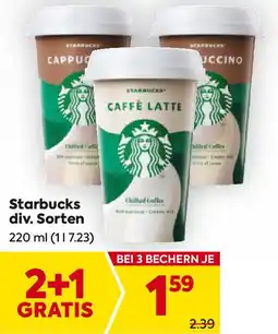 Billa Starbucks div. Sorte Angebot