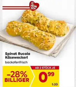 Billa Spinat Rucola Käseweckerl Angebot
