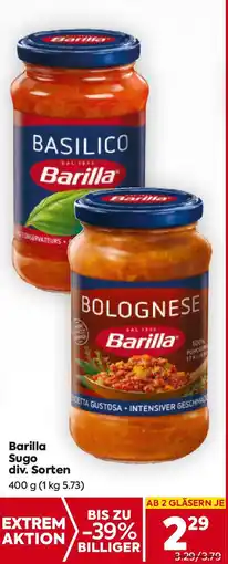Billa Barilla Sugo div. Sorten Angebot