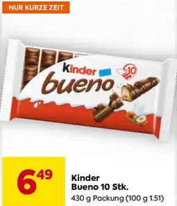 Billa Kinder Bueno 10 Stk. Angebot