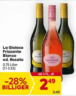 Billa La Gioiosa Frizzante Bianco od. Rosato Angebot