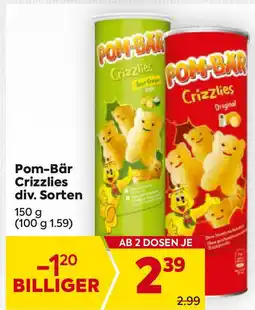 Billa Pom Bär Crizzlies div. Sorten Angebot