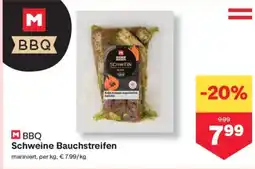 MPreis Schweine Bauchstreifen Angebot
