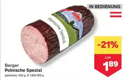MPreis Berger Polnische Spezial Angebot