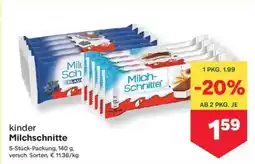 MPreis kinder Milchschnitte Angebot