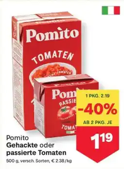 MPreis Pomito Gehackte oder passierte Tomaten Angebot