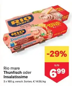 MPreis Rio mare Thunfisch oder Insalatissime Angebot