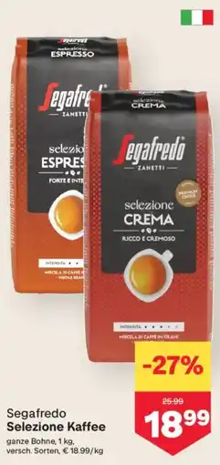 MPreis Segafredo Selezione Kaffee Angebot
