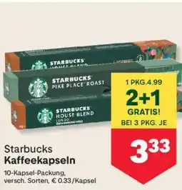 MPreis Starbucks Kaffeekapseln Angebot