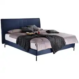 XXXLutz Boxspringbett 180/200 cm in Dunkelblau Angebot