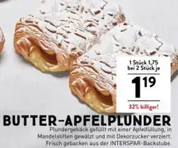 Interspar Butter-apfelplunder Angebot