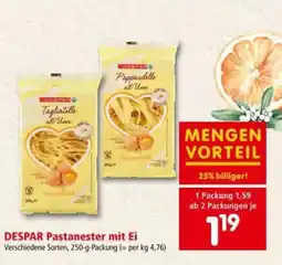 Interspar Despar pastanester mit ei Angebot