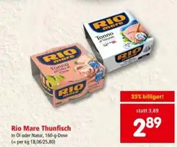 Interspar Rio Mare Thunfisch Angebot