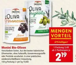 Interspar Monini Bio-Oliven Angebot