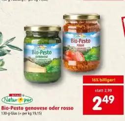 Interspar Bio-Pesto genovese oder rosso Angebot