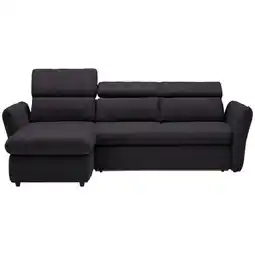 XXXLutz Ecksofa in Mikrofaser Anthrazit Angebot