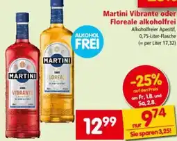 Interspar Martini Vibrante oder Floreale alkoholfrei Angebot