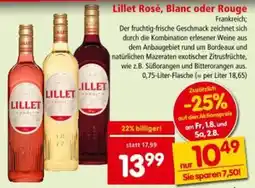 Interspar Lillet Rosé, Blanc oder Rouge Angebot