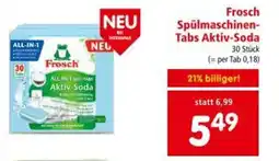 Interspar Frosch Spülmaschinen- Tabs Aktiv-Soda Angebot