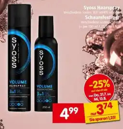 Interspar Syoss haarspray Angebot