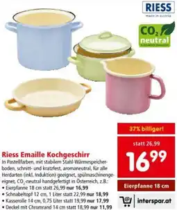 Interspar Riess Emaille Kochgeschirr Angebot