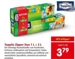 Interspar Toppits Zipper Duo Angebot