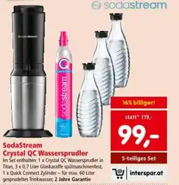 Interspar SodaStream Crystal QC Wassersprudler Angebot