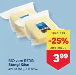 MPreis Stangl Käse Angebot