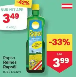 MPreis Rapso Reines Rapsöl Angebot