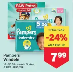 MPreis Pampers Windeln Angebot