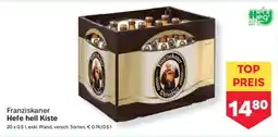 MPreis Franziskaner Hefe hell Kiste Angebot