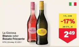 MPreis La Gioiosa Bianco oder Rosato Frizzante Angebot