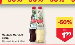 MPreis Mautner Markhof Sirup Angebot