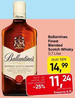 Spar Ballantines Finest Blended Scotch Whisky Angebot