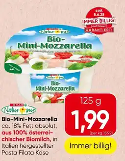 Spar Bio-Mini-Mozzarella Angebot