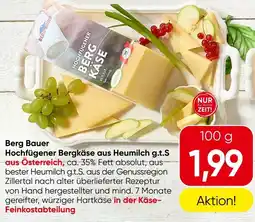 Spar Berg Bauer Hochfügener Bergkäse Angebot