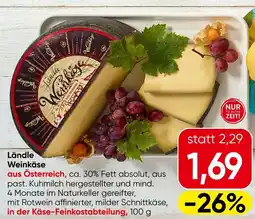 Spar Landle Weinkase Angebot