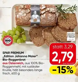 Spar Maier Bio-Roggenbrot Angebot