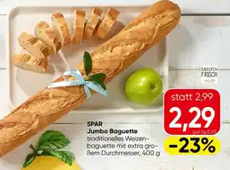 Spar Jumbo Baguette Angebot