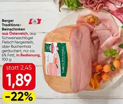 Spar Berger Traditions-Beinschinken Angebot