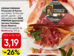 Spar Prosciutto di Parma Angebot
