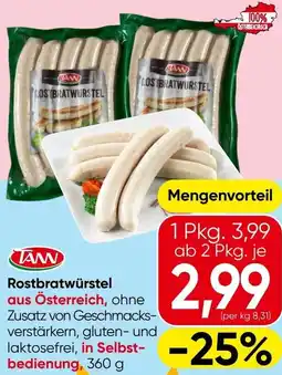Spar Rostbratwurstel Angebot