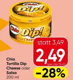 Spar Chlo Tortilla Dip Cheese oder Salsa Angebot