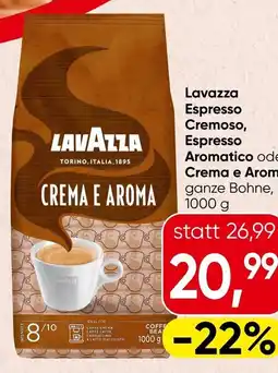 Spar Lavazza Espresso Cremoso, Espresso Aromatico oder Crema e Aroma Angebot