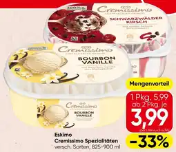 Spar Eskimo Cremissimo Spezialitäten Angebot