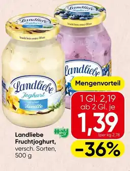Spar Landliebe Fruchtjoghurt Angebot