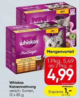 Spar Whiskas Katzennahrung Angebot