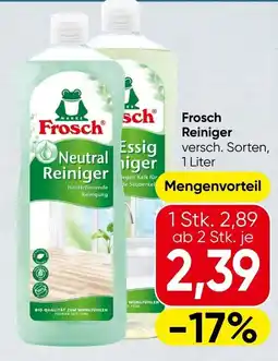 Spar Frosch Reiniger Angebot