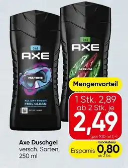 Spar Axe Duschgel Angebot