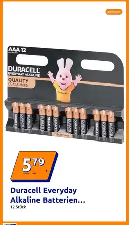 Action Duracell Everyday Alkaline Batterien Angebot